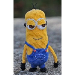 Minion Kevin au crochet fait main